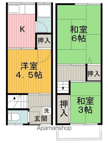 刀根山6−15−11(奥から2棟目)(3K)の間取り写真