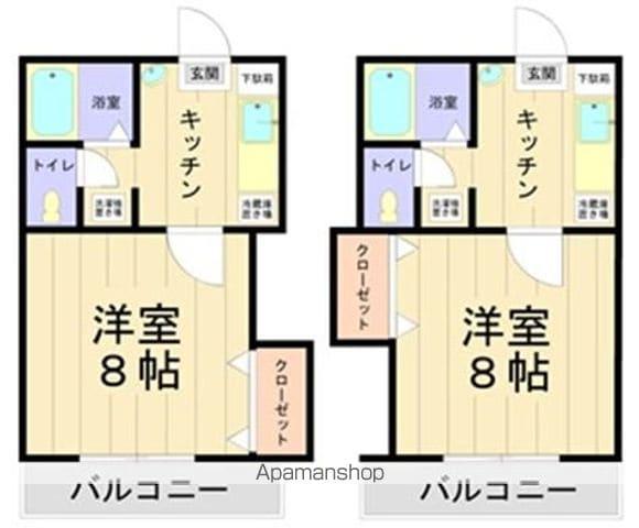 チェリーハイム(1K/1階)の間取り写真