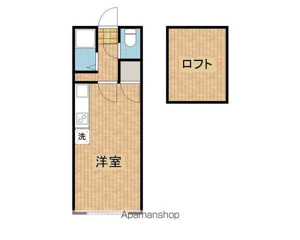 レスポアール文京台(ワンルーム/1階)の間取り写真