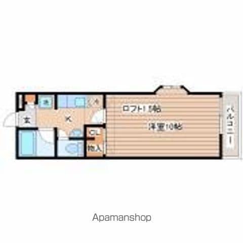 フェアリーS(1K/2階)の間取り写真