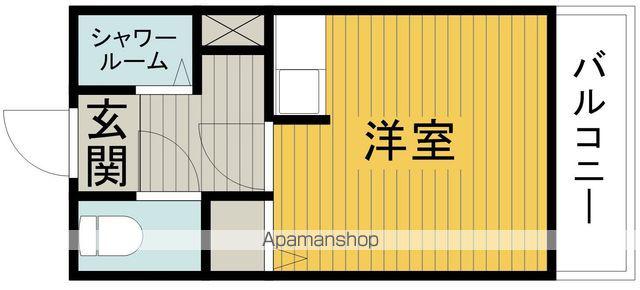 GROOVE待兼山(ワンルーム/3階)の間取り写真