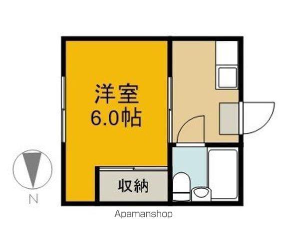 コーポ山吉(1K/1階)の間取り写真