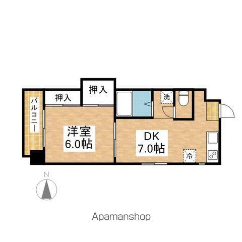シティライフ栄(1DK/11階)の間取り写真