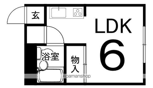 メゾン・ド・くしろ(ワンルーム/1階)の間取り写真