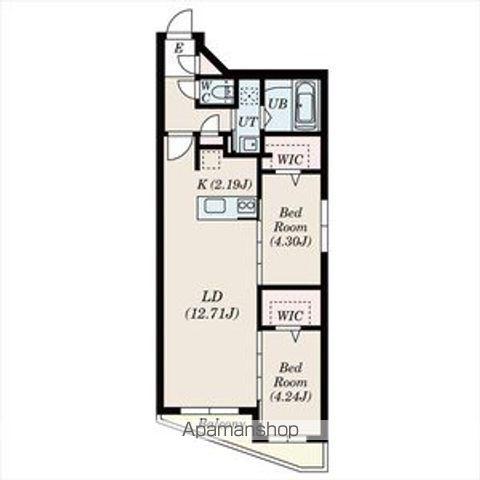 DIORE RESIDENCE SAPPORO(2LDK/5階)の間取り写真