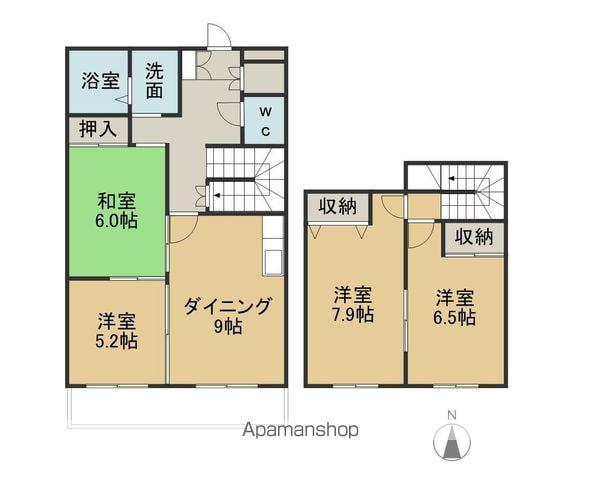 マリーヴィラⅡ(4LDK/5階)の間取り写真