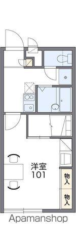 レオパレス ひまわり(1K/1階)の間取り写真