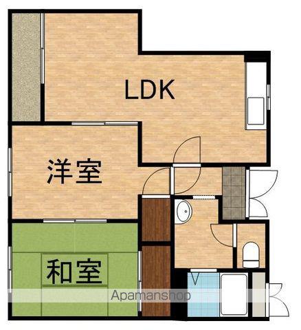 アピアⅠ(2LDK/2階)の間取り写真