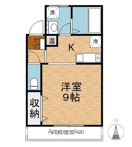 リヴェールけやき(1K/3階)の間取り写真