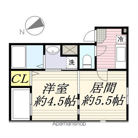 CASA BB CUBE(1K/1階)の間取り写真