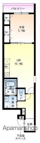 フジパレス高石駅西Ⅱ番館(1LDK/1階)の間取り写真