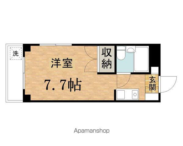 キャッスル聖蹟桜ヶ丘(ワンルーム/2階)の間取り写真