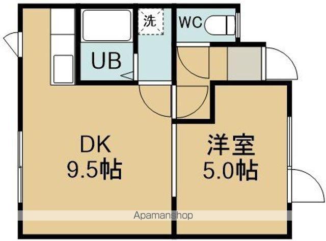 アーバンハイツ92(1DK/2階)の間取り写真