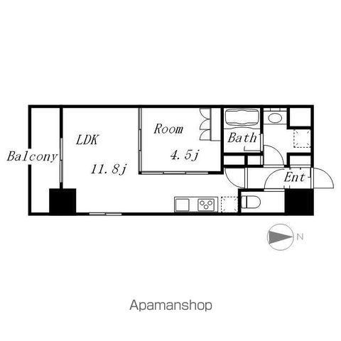 OKBアヴェニール菊井町(1LDK/7階)の間取り写真