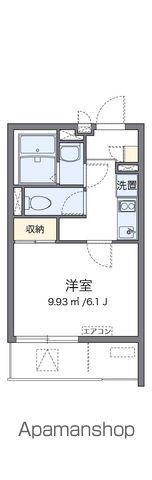 クレイノ葵芳 1号館(1K/2階)の間取り写真