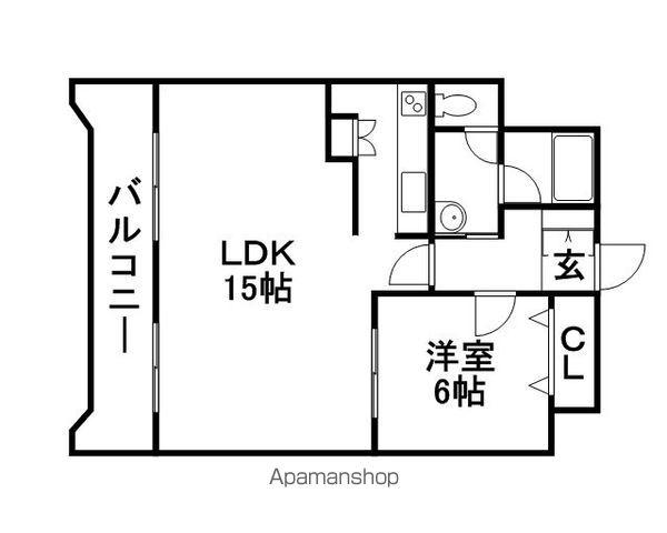 クラシックハイム(1LDK/9階)の間取り写真