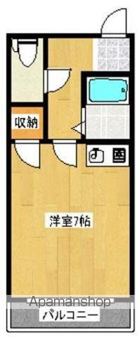 YUTA BUILD2(ワンルーム/3階)の間取り写真