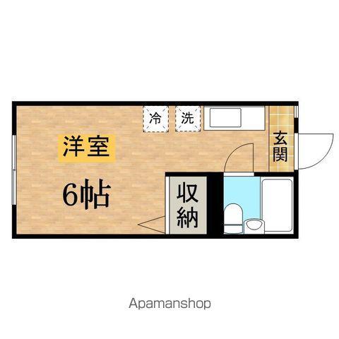 スチューデントパレス多摩センタ(ワンルーム/2階)の間取り写真