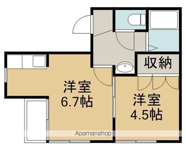 アーバンコート2(2K/2階)の間取り写真