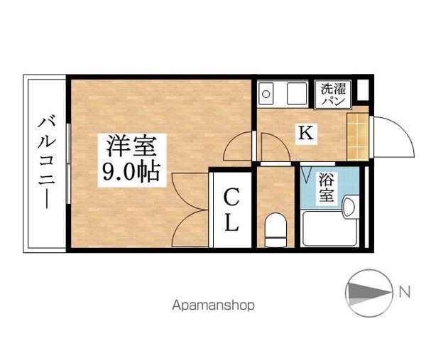 アン116(1K/3階)の間取り写真