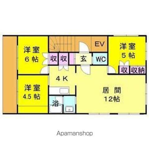 かねそビル(3LDK/5階)の間取り写真