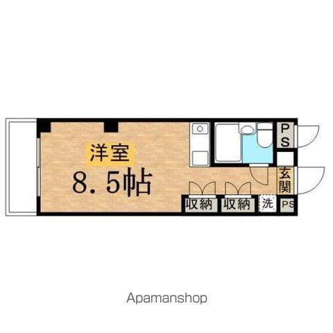 A&U百草園(ワンルーム/1階)の間取り写真