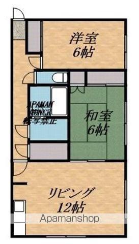 第五コーポ春(2LDK/2階)の間取り写真