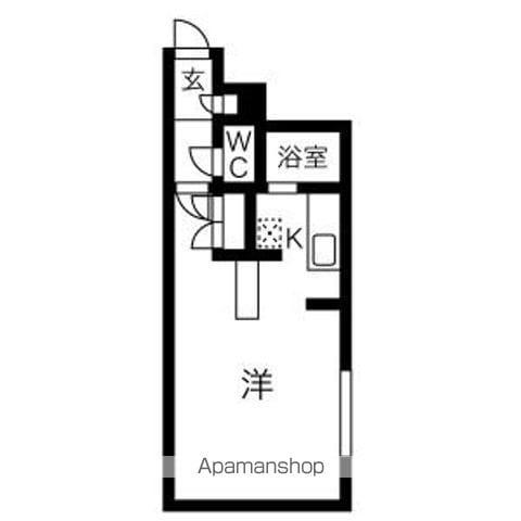 LEGANNEX N19(1K/4階)の間取り写真