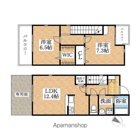 ESCCUEIL(エスクイール)(2LDK)の間取り写真