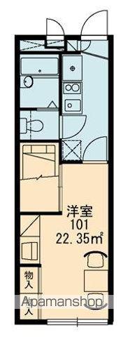 レオパレスクイール堀川(1K/1階)の間取り写真