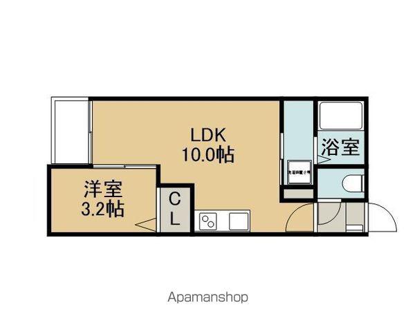 WARREN HEKINANNISHIKIⅠ(1LDK/3階)の間取り写真