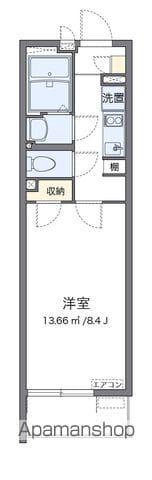 クレイノルナ ルミエール三郷(1K/3階)の間取り写真