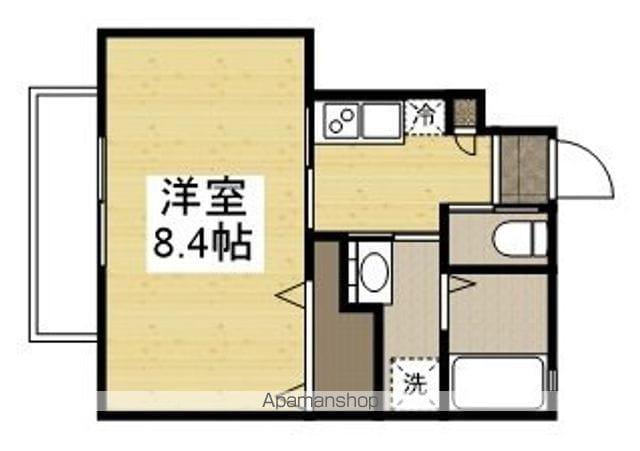 四十瀬 ALIVIO(1K/1階)の間取り写真