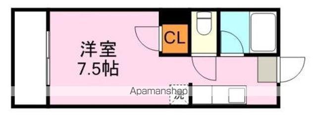 アビターレ下荒田Ⅰ(ワンルーム/5階)の間取り写真