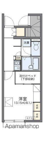 レオパレス美田園東(1K/1階)の間取り写真
