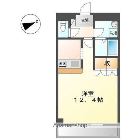 サンシャインフジ(1K/2階)の間取り写真