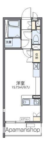 レオネクスト上如水Ⅱ(ワンルーム/1階)の間取り写真