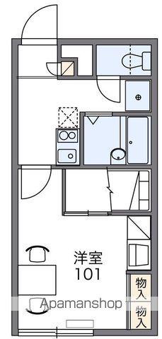 レオパレス富岡(1K/2階)の間取り写真