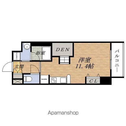 DOLCE VITA SHIN-OSAKA(ワンルーム/2階)の間取り写真