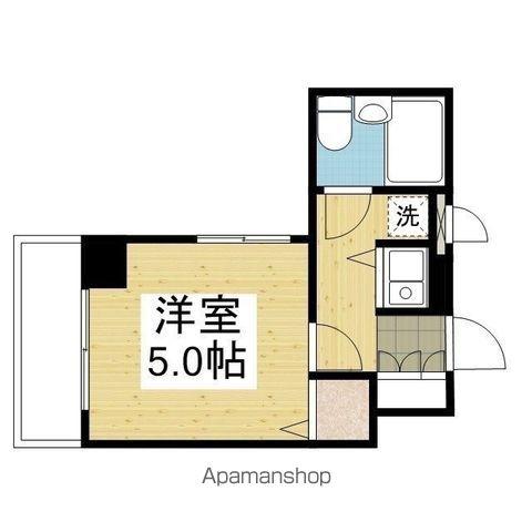 ライオンズプラザ松山大手町(1K/9階)の間取り写真