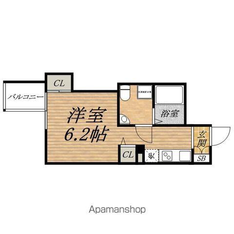 セレニテ H0NMACHI ECOAT(1K/4階)の間取り写真