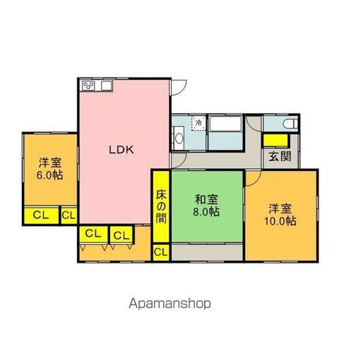 平成筑豊鉄道 糸田駅 徒歩6分 1階建 築58年(3SLDK)の間取り写真