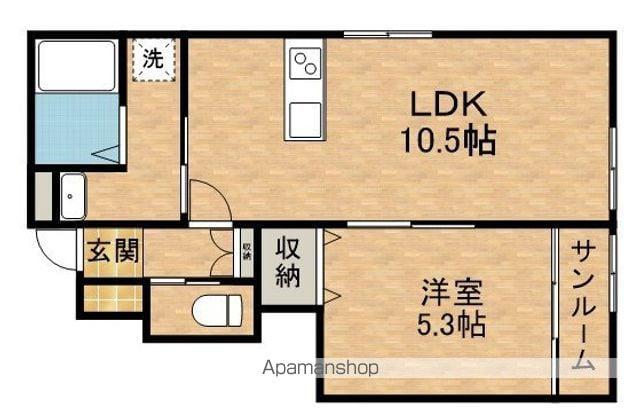 グッドライフステージ中野B(1LDK/1階)の間取り写真
