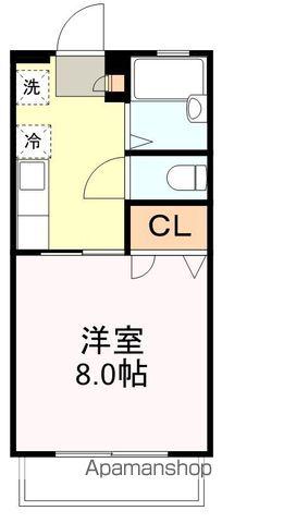 プリヴェール葵(1K/2階)の間取り写真