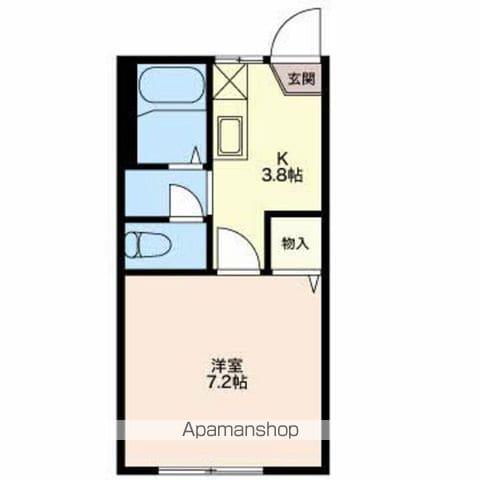 フレグランスANDYOU(1K/2階)の間取り写真