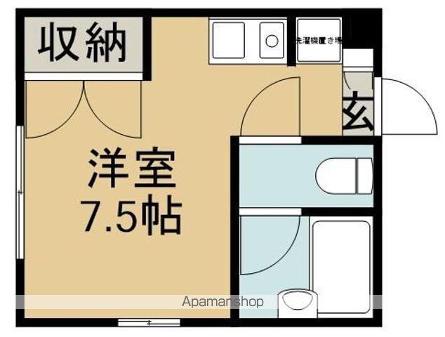 エルパーク(ワンルーム/2階)の間取り写真