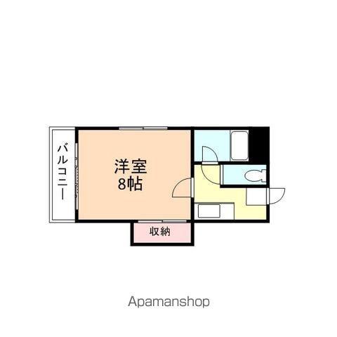 アメニティ(1K/2階)の間取り写真