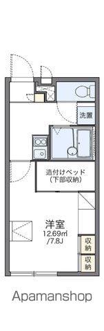 レオパレス桂(1K/2階)の間取り写真