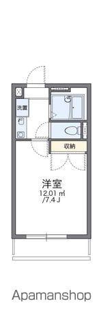レオパレスクリスタルⅡ(1K/2階)の間取り写真