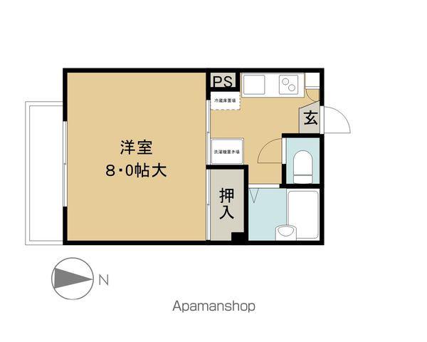 フレグランス杏(1K/1階)の間取り写真